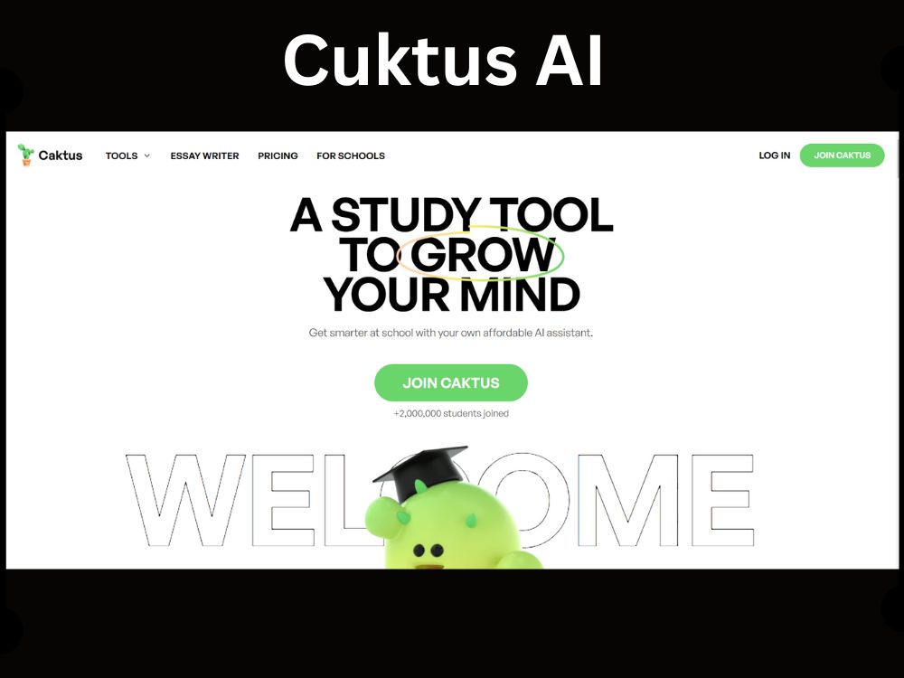 CAKTUS AI Your Best AI Tool for School