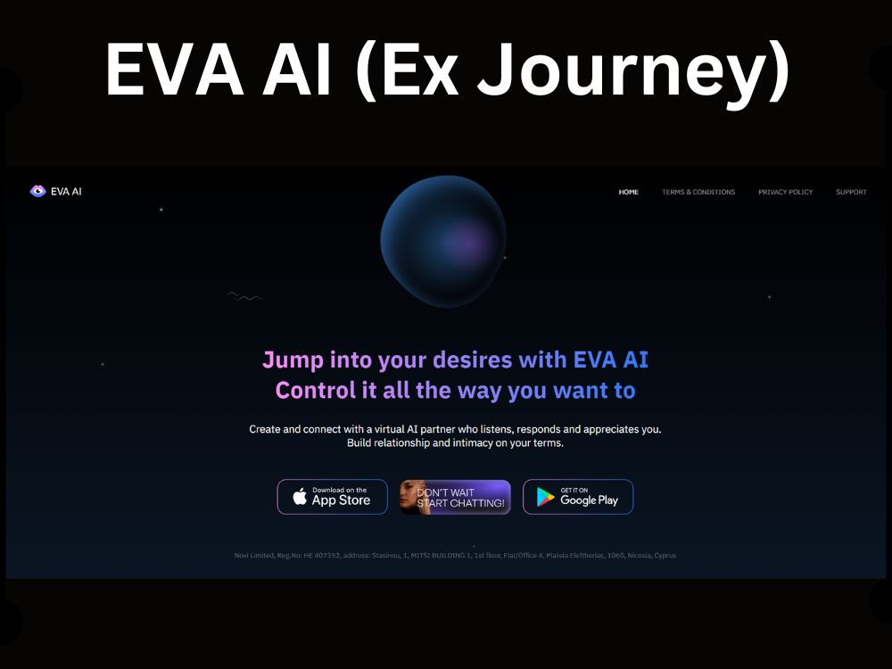 EVA AI (Ex Journey) Companion: Features, Review, Alternatives