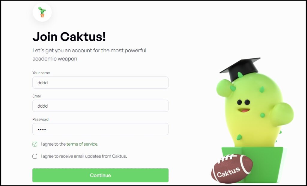 Join Caktus AI Tool