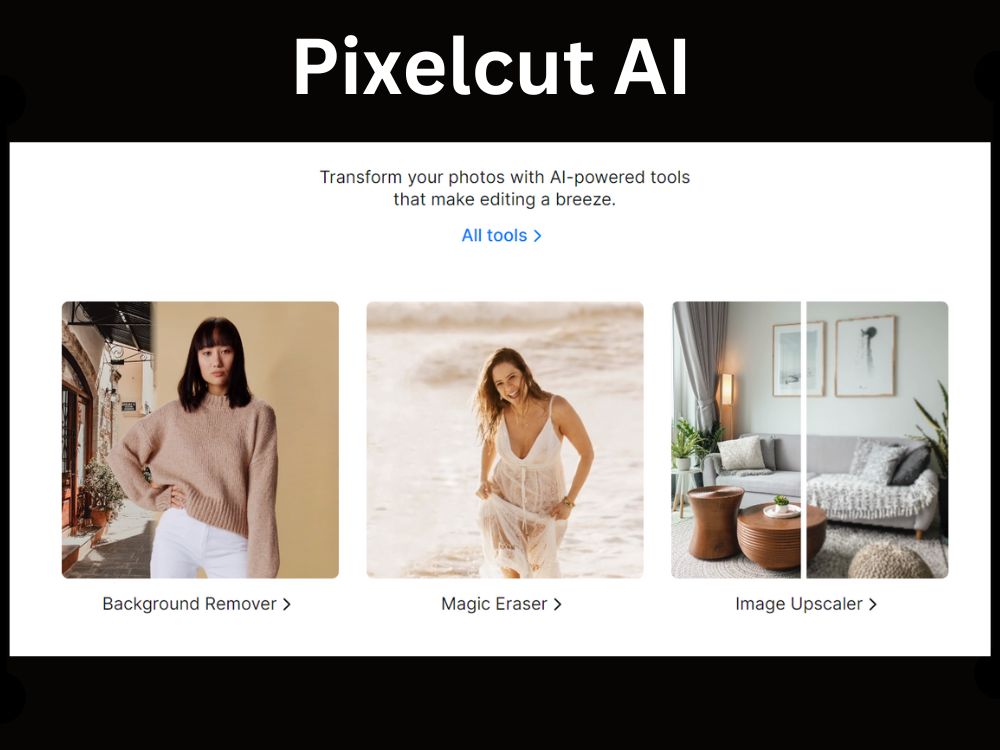 Pixelcut AI Best Free AI Photo Editor