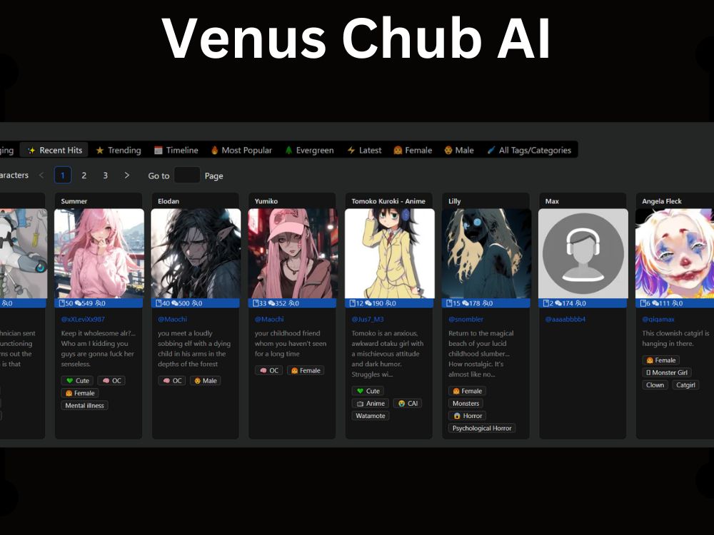 Venus Chub AI login, How to Use, API, Alternatives